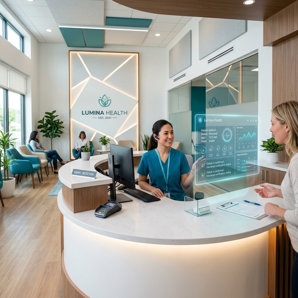 Recepção moderna IA